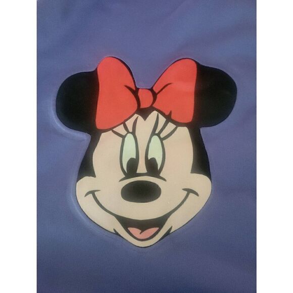 Girls Nike Therma-Fit Hoodie Purple Size  Medium Upworked Reworked Minnie Mouse - Picture 4 of 5